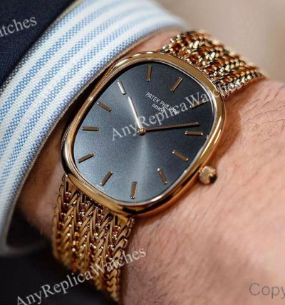 Patek Philippe 5738 Golden Ellipse 75g 34.5*39.5mm Cal.240 Movement Watch